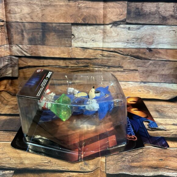 Sonic the Hedgehog 3 Movie Action Figure with Master Emerald Jakks Pacific 5" - Picture 4 of 7